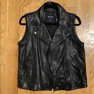 Madewell Leather Vest, medium